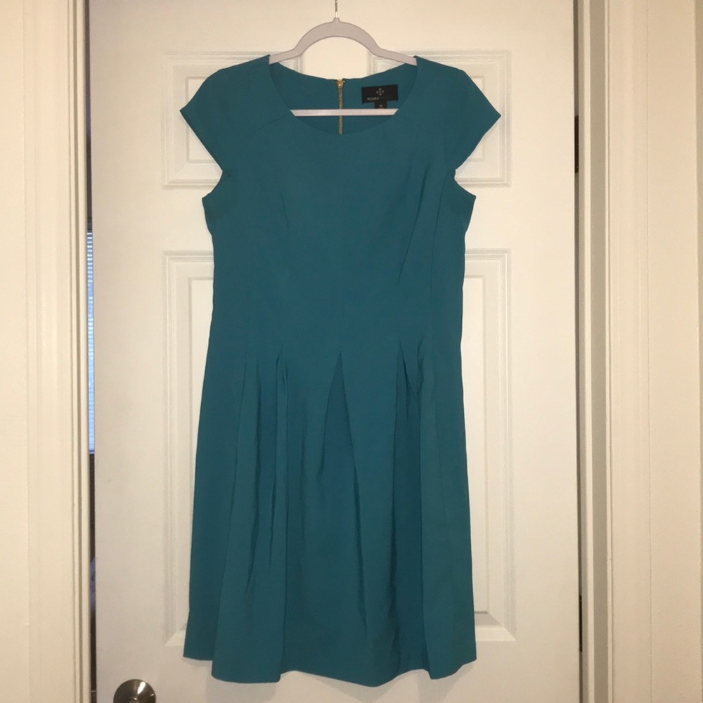 Turquoise blue dress